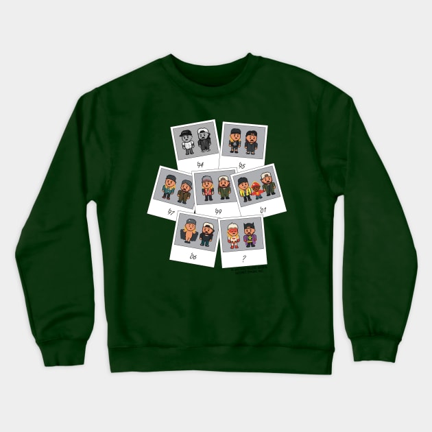 Jay and Silent Bob Snapshot Collage Crewneck Sweatshirt by gkillerb